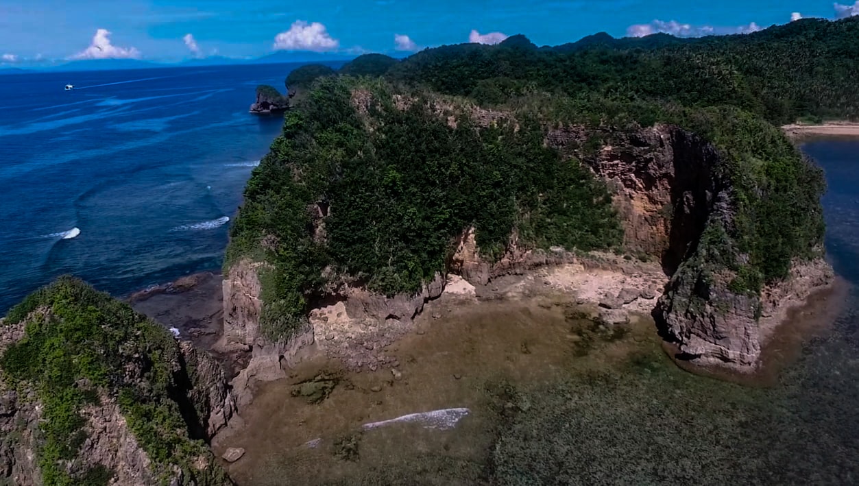 rock formations at twin rock beach in catanduanes philippines